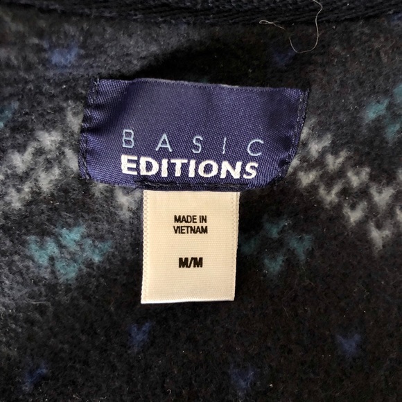 Blue Sleeveless Fleece Vest - Picture 6 of 6